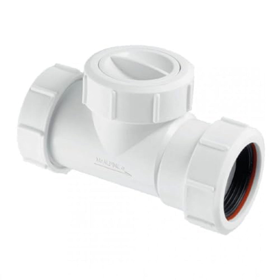 McAlpine T28M-NRV Multifit In-Line Rückschlagventil, weiss