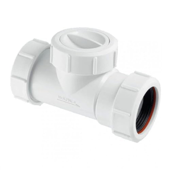 McAlpine T28M-NRV Multifit In-Line Rückschlagventil, weiss
