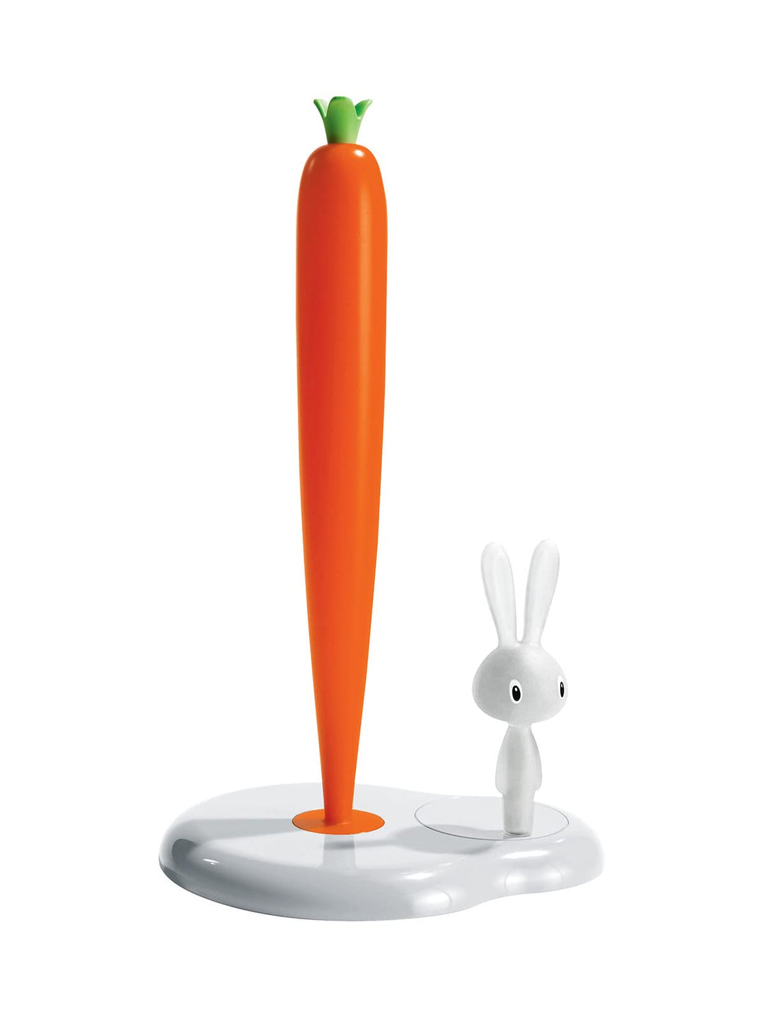Alessi Bunny & Carrot ASG42W Design Küchenrollhalter, Thermoplastisches Harz, weiss, 29,4cm ASG42 W,
