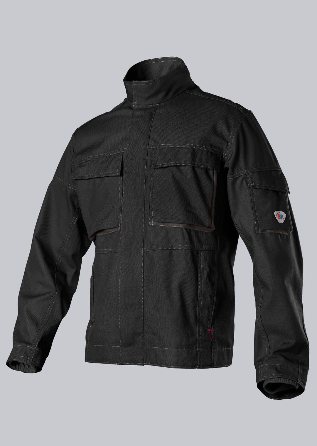BP 1795-720-32-44/46l Arbeitsjacke, Stehkragen, verdeckter Frontreissverschluss, 305,00 g/m² Verstär