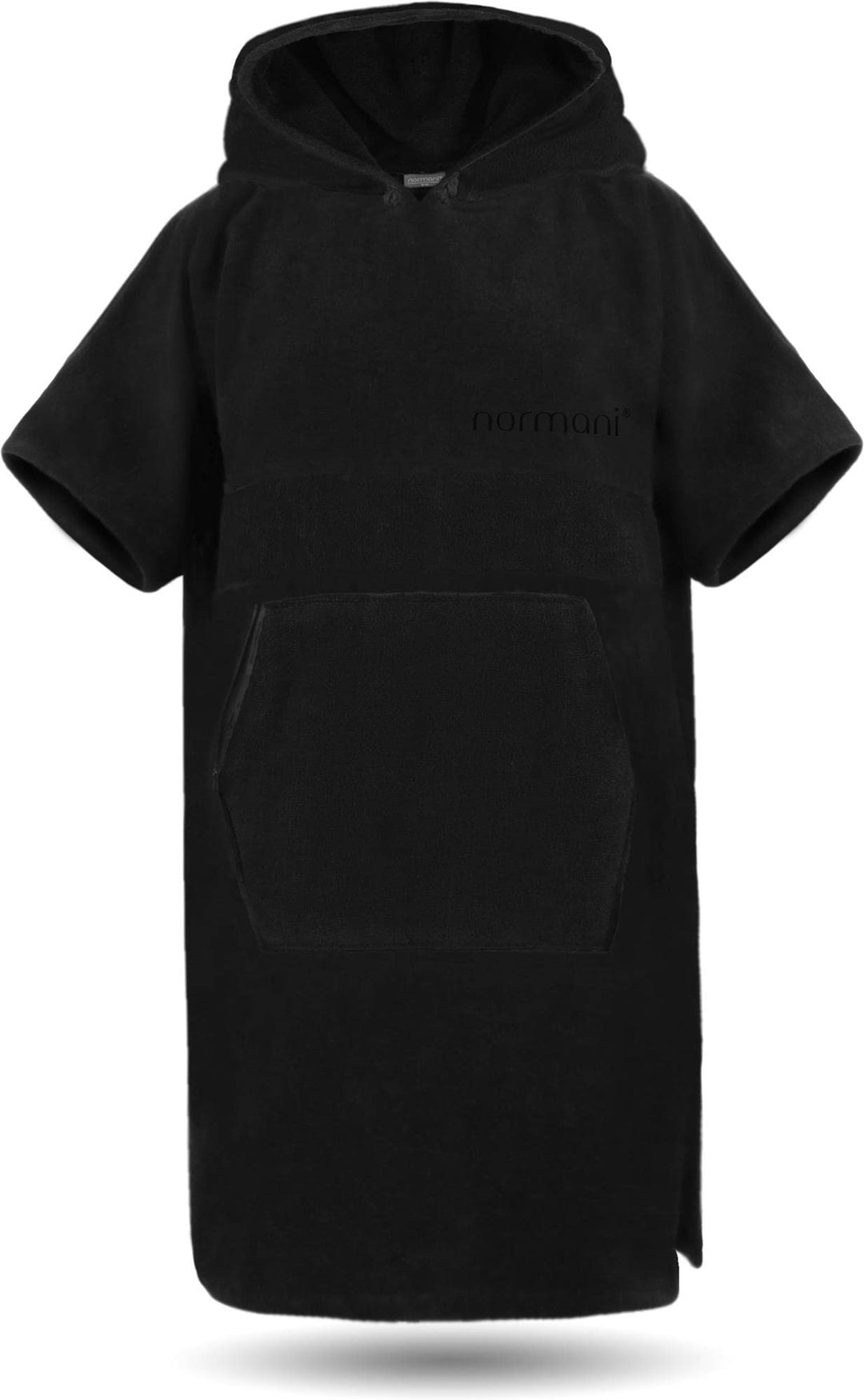 normani Baumwoll Surfer Poncho - Strandponcho - Handtuch-Poncho - Unisex Strand Umziehhilfe - geschl