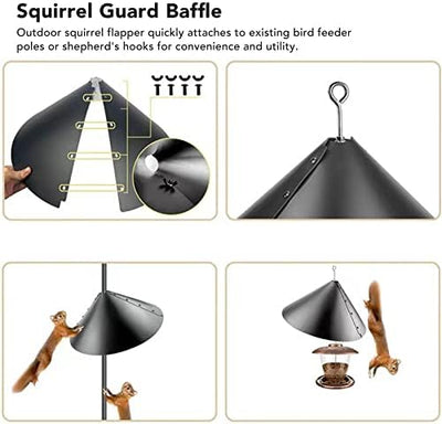 Eichhörnchen Schallwand 2 Stück Eichhörnchen Klappe universelle Eichhörnchen sichere Schallwand Voge