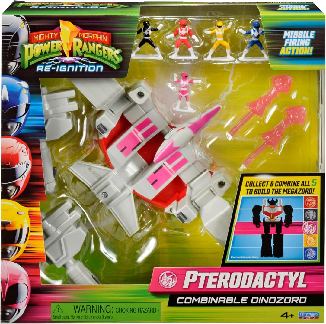 Power Rangers - Kollektion Megazord, Zords, kombinierbar, Figur, 20 cm, Modell Pterodactyl Dinozord,