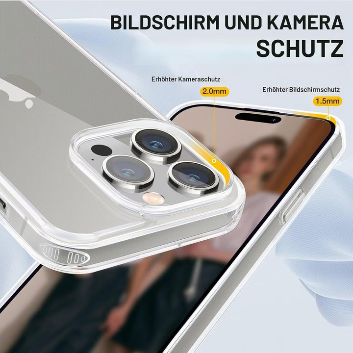 GOODVISH Handykette für iPhone 15 Pro Hülle mit Band | Kameraschutz und Bildschirmschutz | | Necklac