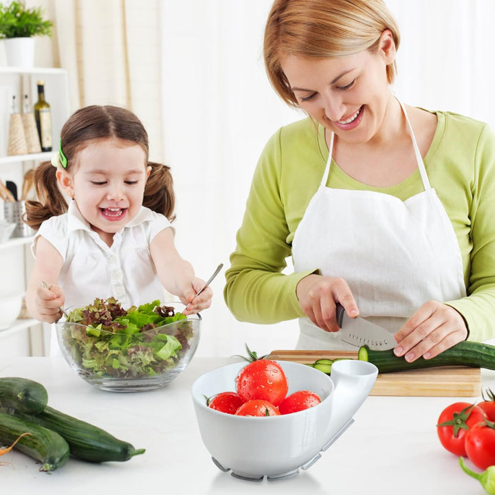 Fruit Washing Bowl, Automatic Vegetable Cleaner, Multi Salad Rinsing Basket, Small Food Storage Cont