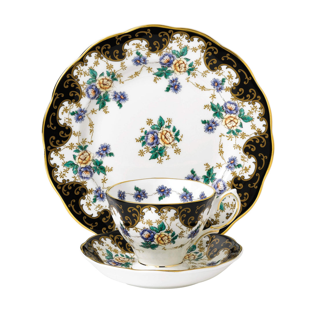 Royal Albert 100 Year Collection 1910 Tee-Set, 3-teilig, 20,3 cm, Duchess Herzogin Teetasse, Unterta