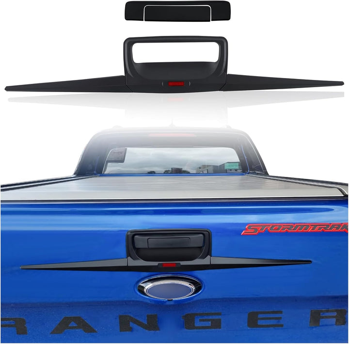 JHCHAN Scheinwerfer und Rücklichtabdeckung für Ford Ranger 2012-2014 Wildtrak XL XLT Limited Tremor