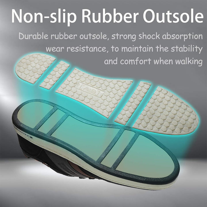 ARRIGO BELLO Freizeitschuhe Herren Sneaker PU Leder Walkingschuhe Atmungsaktive Athletic Formal Clas