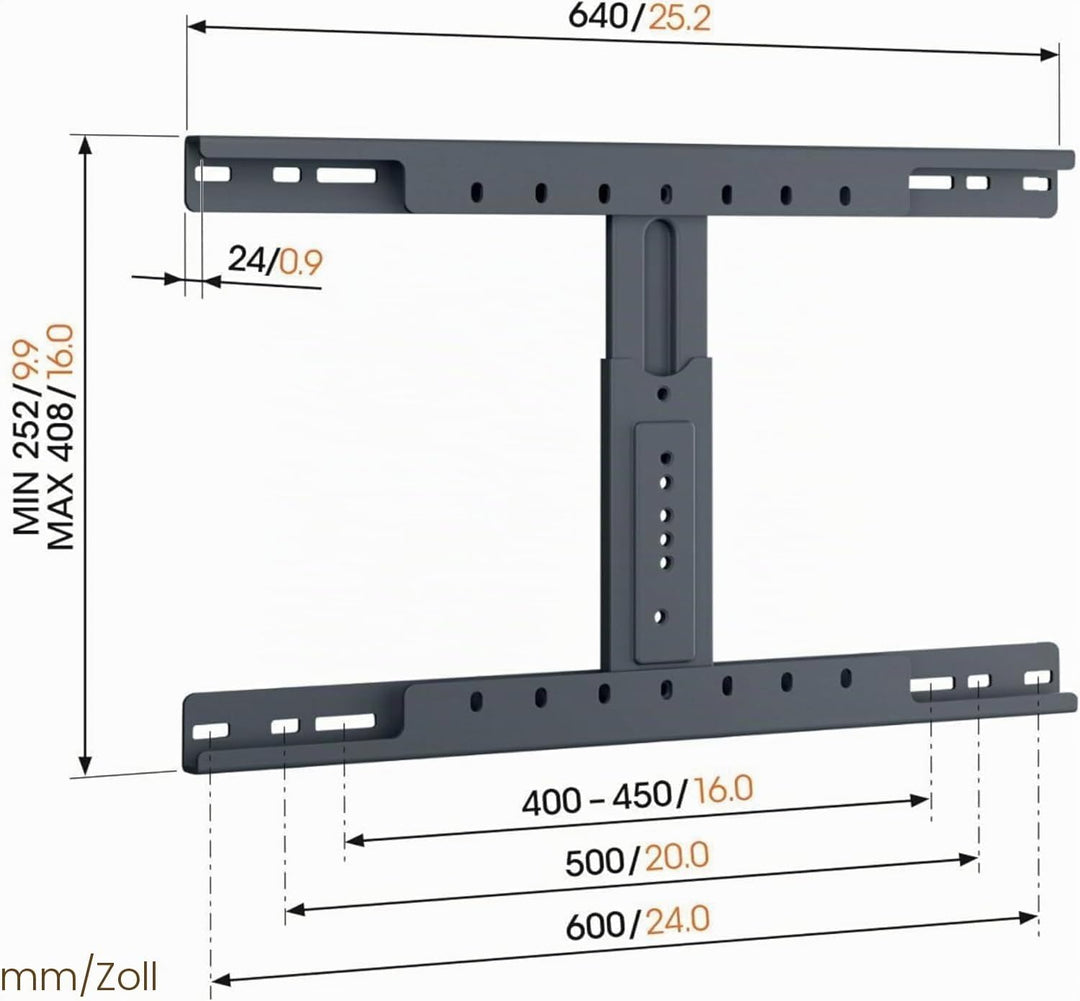 Vogel's TVM 5855 Adapterkit| Nur erforderlich, wenn Sie den Vogel's Elite TVM 5855 an der Wandstände