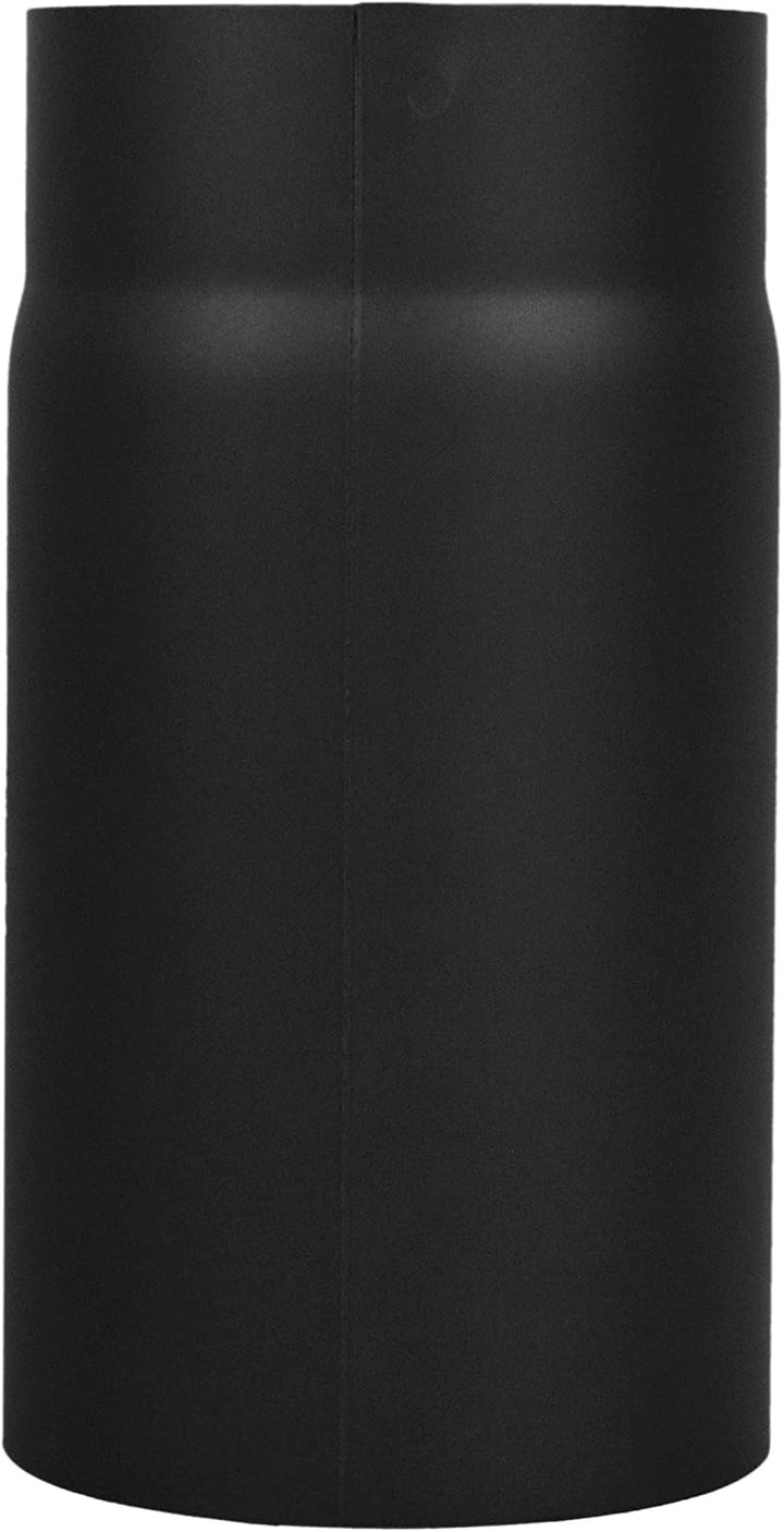 LANZZAS Ofenrohr 250 mm Verlängerung - im Durchmesser Ø 150 mm - Farbe: schwarz - Rauchrohr Verlänge