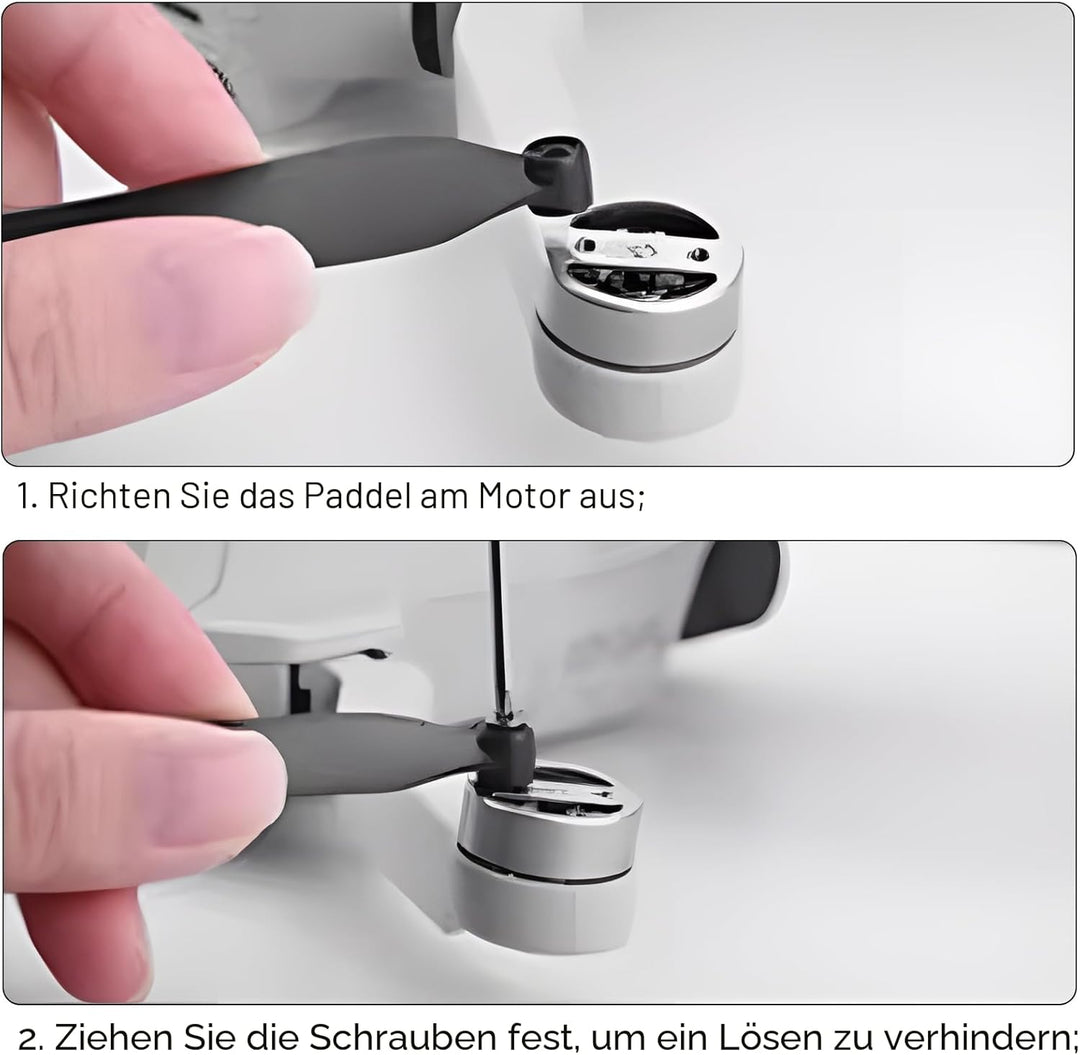 Propeller für DJI Mini 4K/2/SE/2 SE Drohnen Propellerschutz Landegestell Propellerhalterschutz Gimba