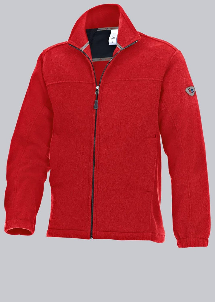 BP 1872-646-81-XS Fleece-Jacke, Stehkragen- und Arm-Hebesystem, 270,00 g/m² 100% Polyester, rot, XS