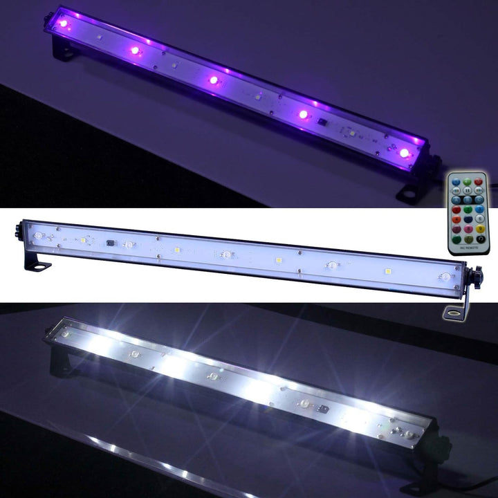 E-Lektron LUS-1 LED UV-Bar Strobe-Leiste Blacklight-Leiste Stroboskop Disco Licht-Effekt Schwarzlich