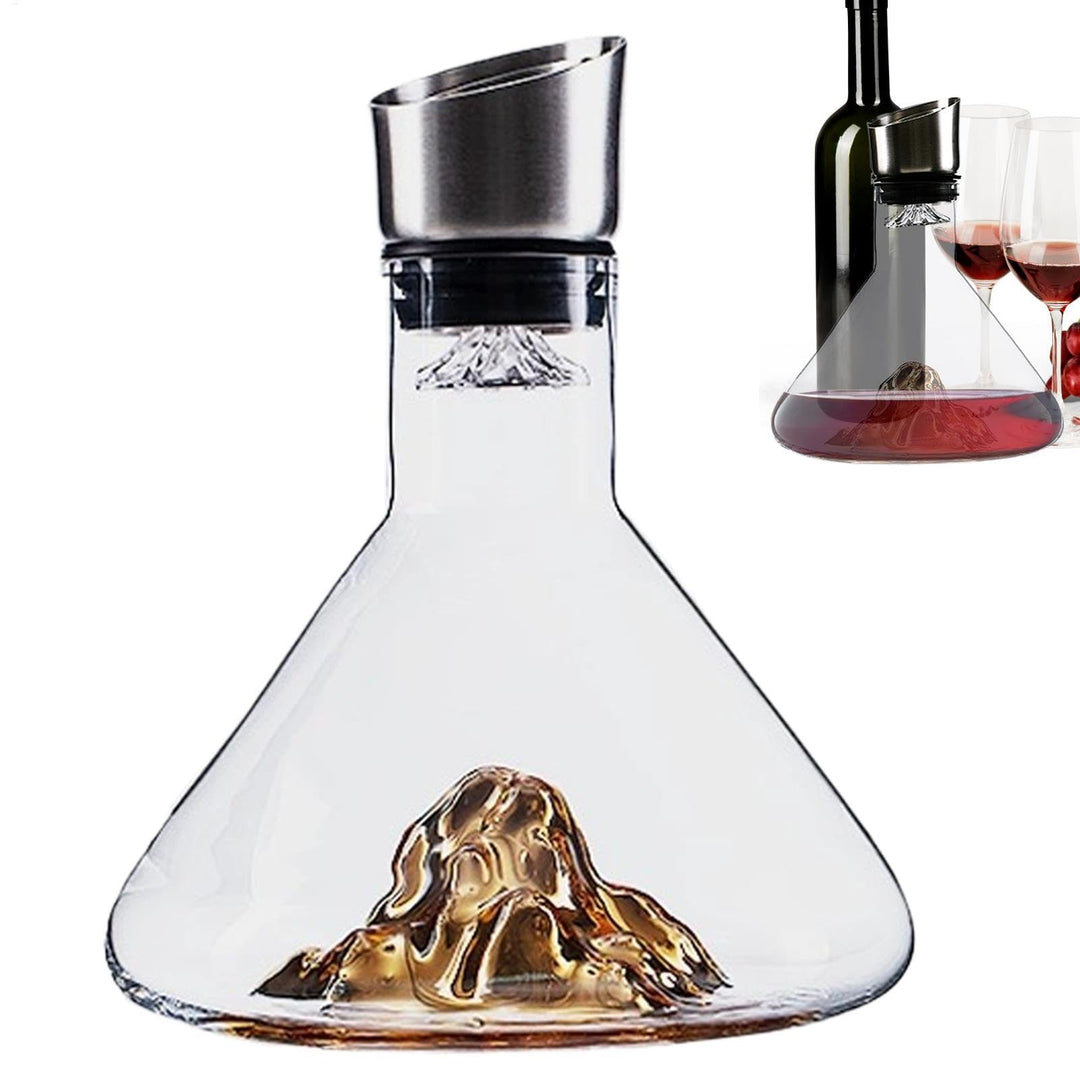 1500 ml Weinkaraffe, Weinkaraffe, Weinbelüfter mit Filter, Belüften von Weindekanter, Weinentlüftung
