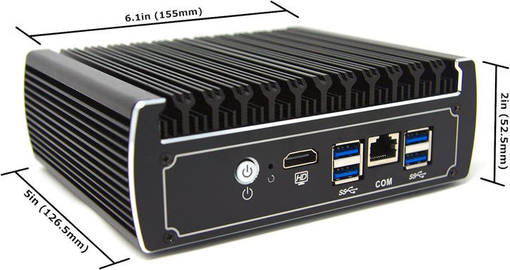 Protectli Vault FW6Br2-6 Port, Firewall Micro Appliance/Mini PC - Intel Dual Core i3, AES-NI, Barebo
