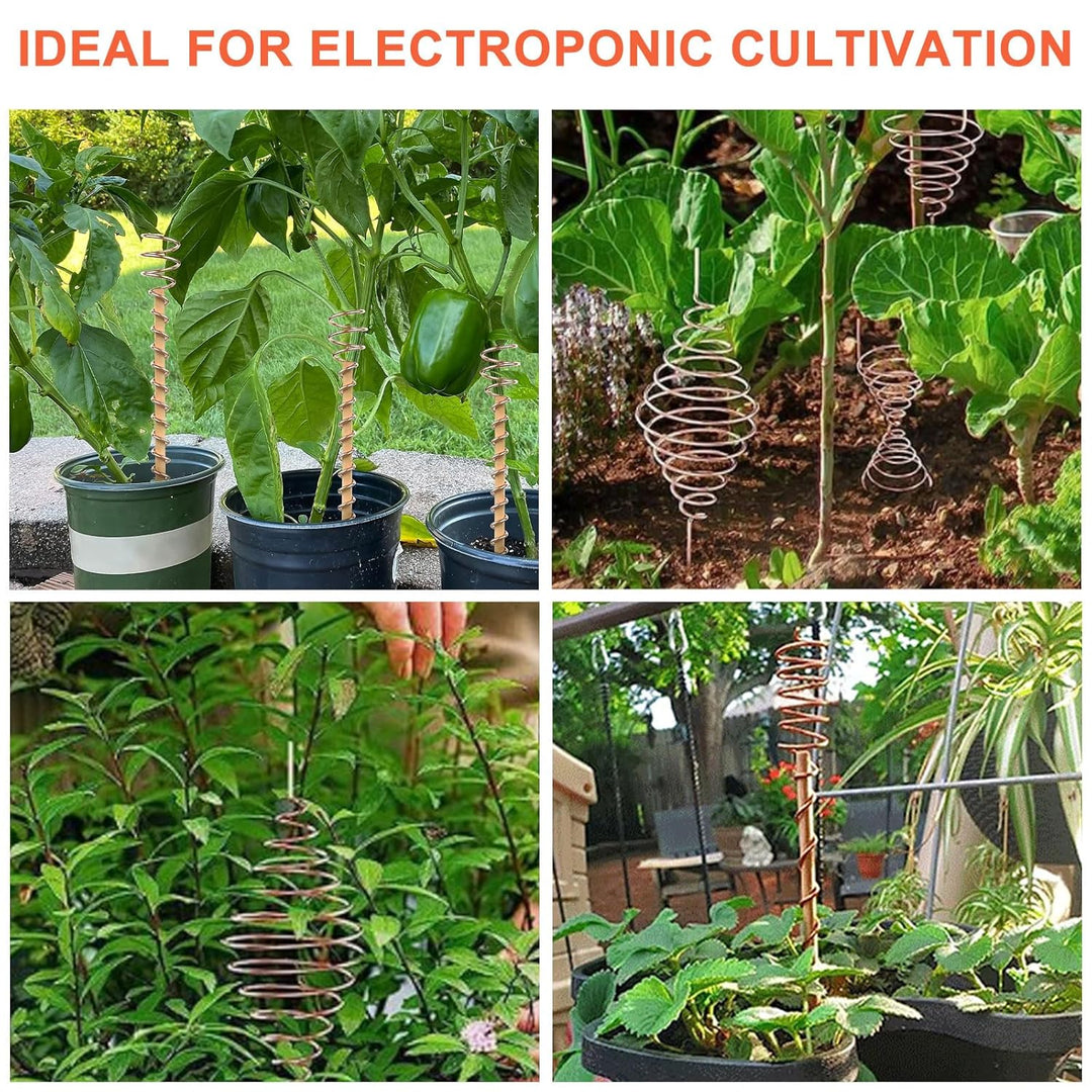 TNSLAND Kupferdraht für Elektrokultur Gartenarbeit, 20m Electroculture Gardening Kupferdraht Reiner,