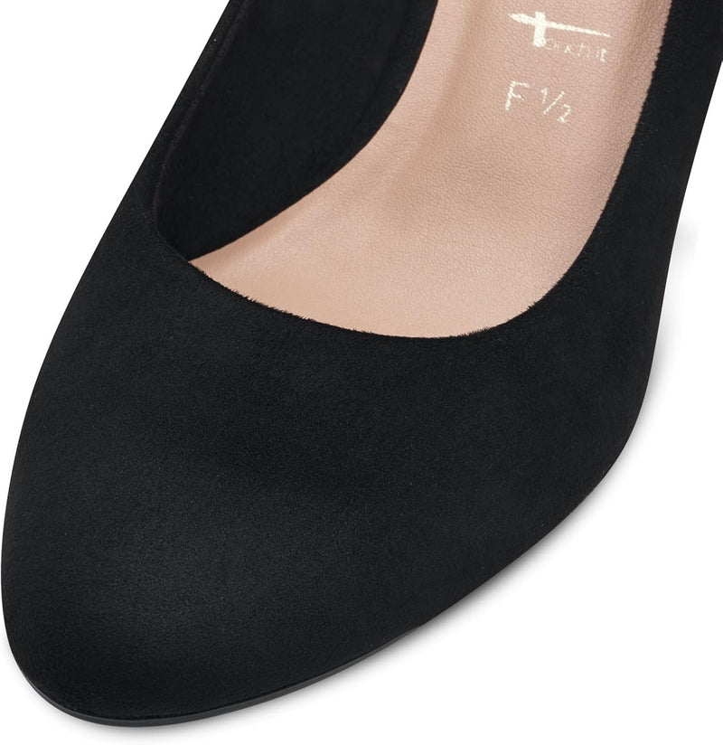 Tamaris Damen Klassische Pumps, Frauen Absatzschuhe,TOUCHit-Fussbett 38 EU Schwarz, 38 EU Schwarz