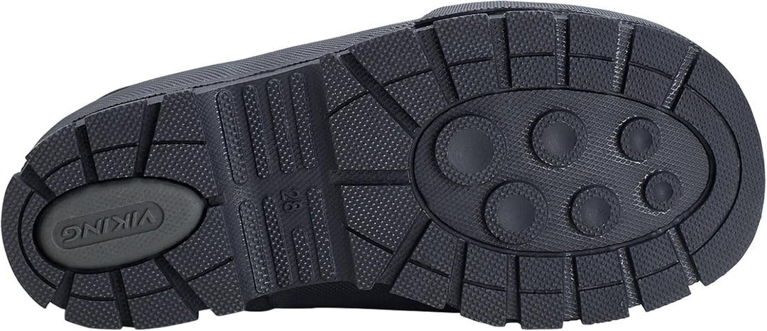 Viking Unisex Kinder Jolly Warm Rain Boot 38 EU Navy Grey, 38 EU Navy Grey