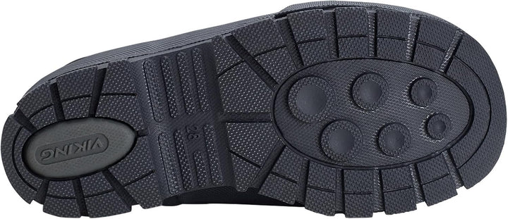 Viking Unisex Kinder Jolly Warm Rain Boot, Navy Grey