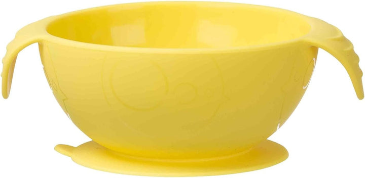 b.box Premier Essens-Set mit Saugnapf und Löffel aus Silikon, Lemon Sherbet, 1 Stück Gelb, Gelb