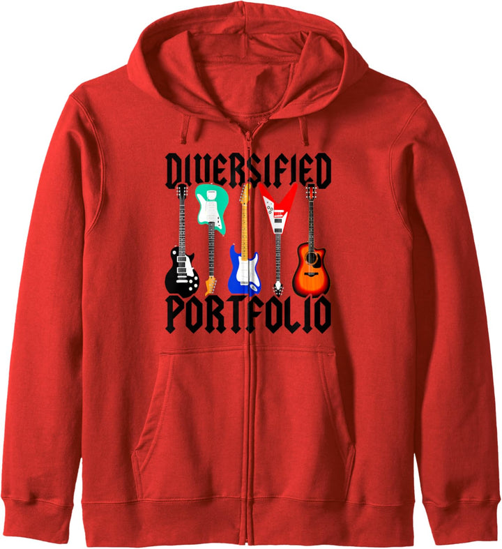 Gitarren Diversified Portfolio E-Gitarre Gitarrenspieler Kapuzenjacke
