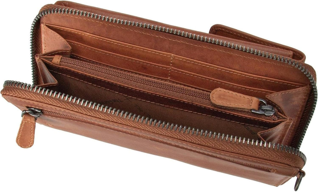 The Chesterfield Brand Wax Pull Up Malaga Handytasche Leder 10 cm