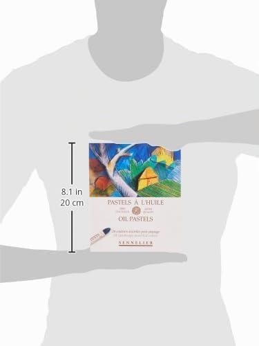 SENNELIER Ölpastell-Set, 24 Stück, Querformat 1 stück (1er Pack) Landschaft, 1 stück (1er Pack) Land