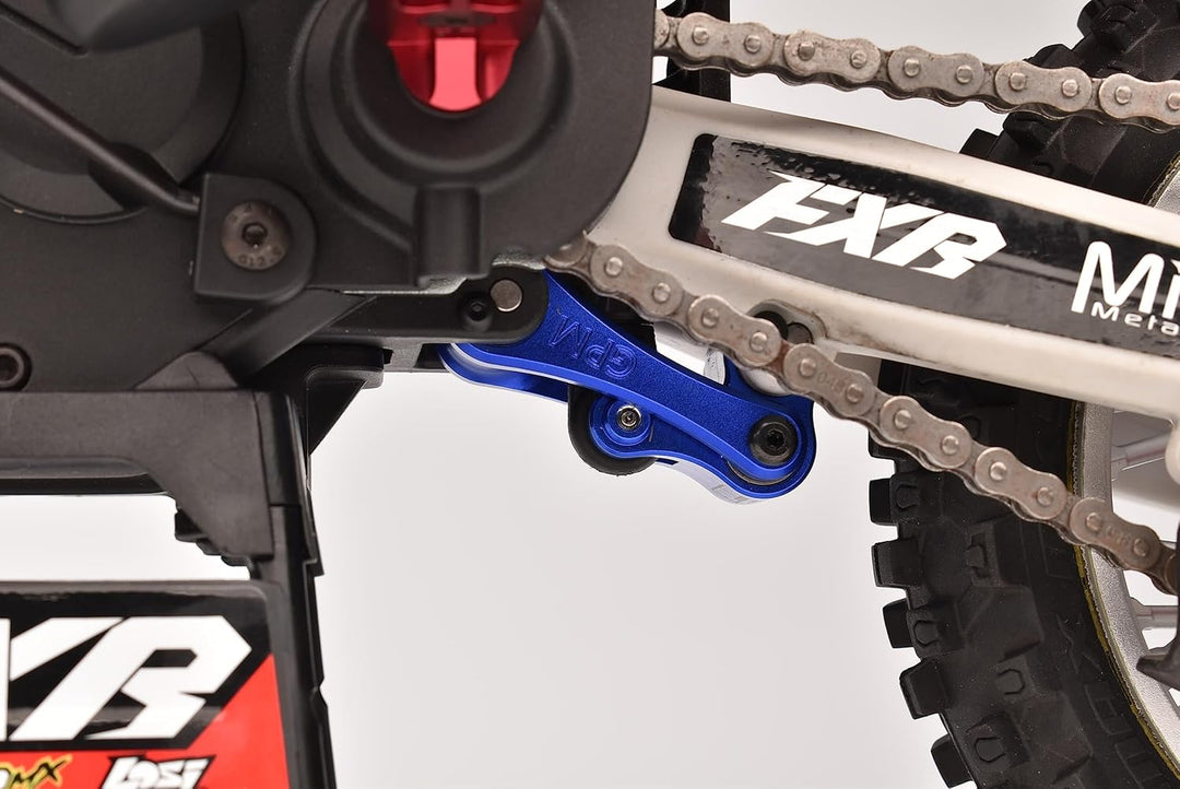 GPM Racing Aluminium 7075-T6 Knuckle & Pull Rod (Larger Inner Bearings) for LOSI 1:4 Promoto-MX Moto