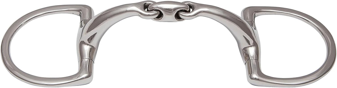 Stübben Gebiss 2451 Easy Control Anatomische D-Ringtrense 13,5 cm - 16 mm - Edelstahl, 13,5 cm - 16