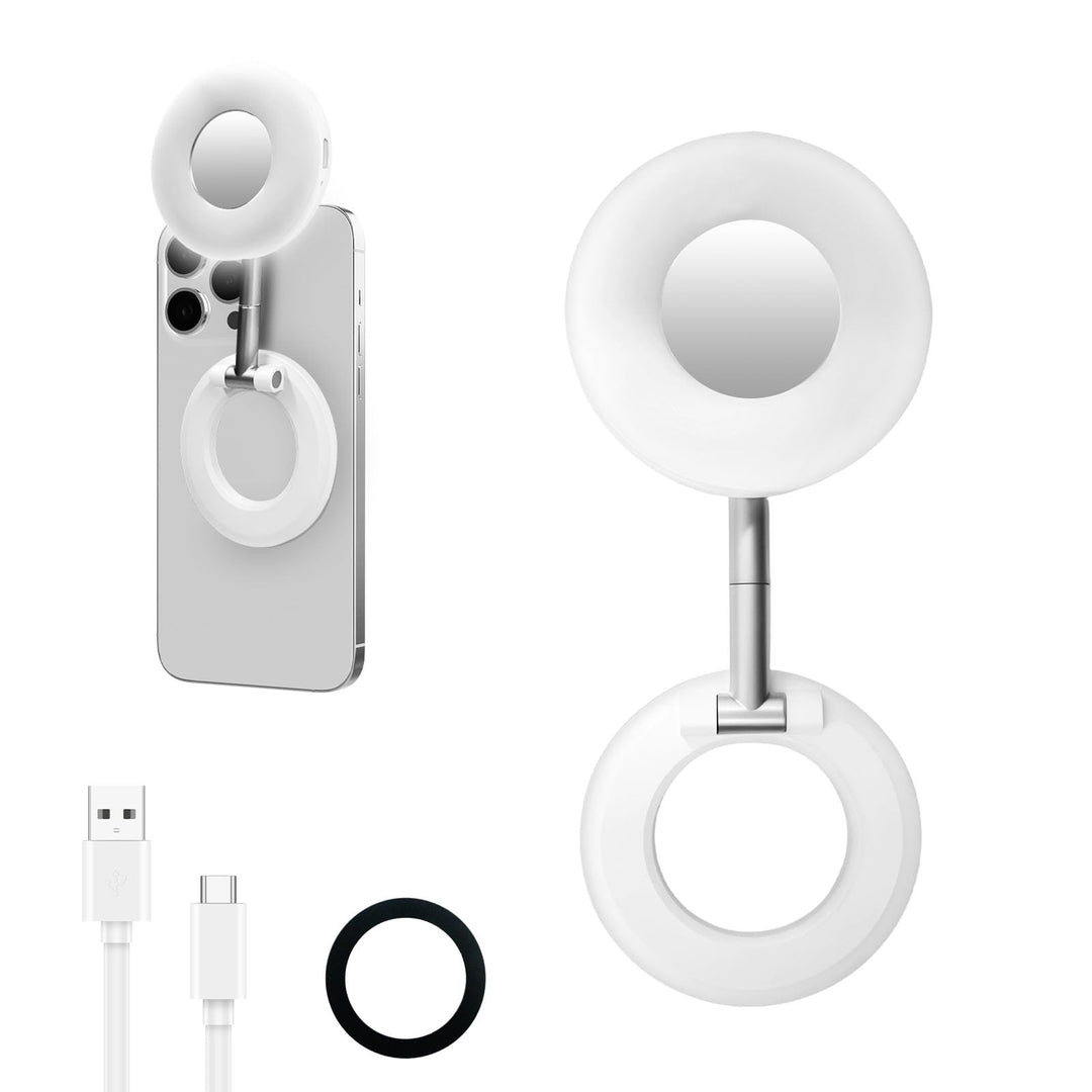 OneNine Magnetisches Selfie-Licht, 3-in-1 Magnetische Handy Füllen Ringlicht, LED Magnetisches Fülll