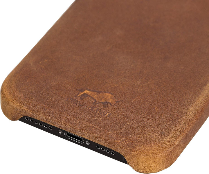 Solo Pelle Lederhülle für das Apple iPhone 12 Mini in 5.4 Zoll Princeton Case Leder Hülle Ledertasch