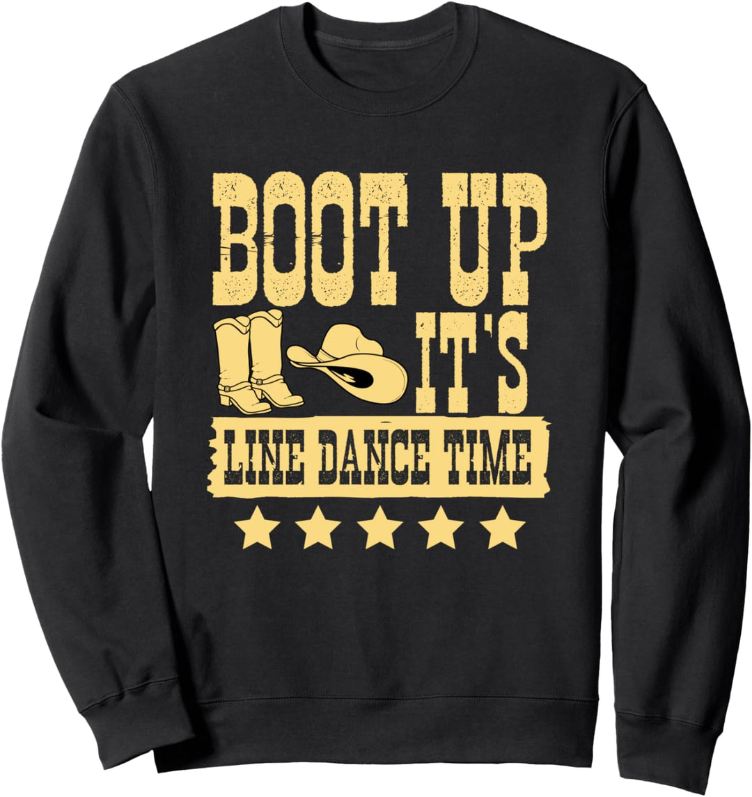 Line Dancing Western Country Musik - Line Dance Sweatshirt