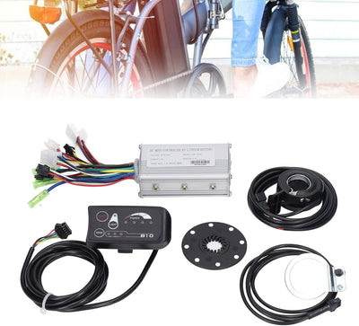 VGEBY Elektrofahrrad-Umrüstsatz, 36-V-48-V-Fahrrad-Geschwindigkeitsregler-Kit mit S810-Panel für 250