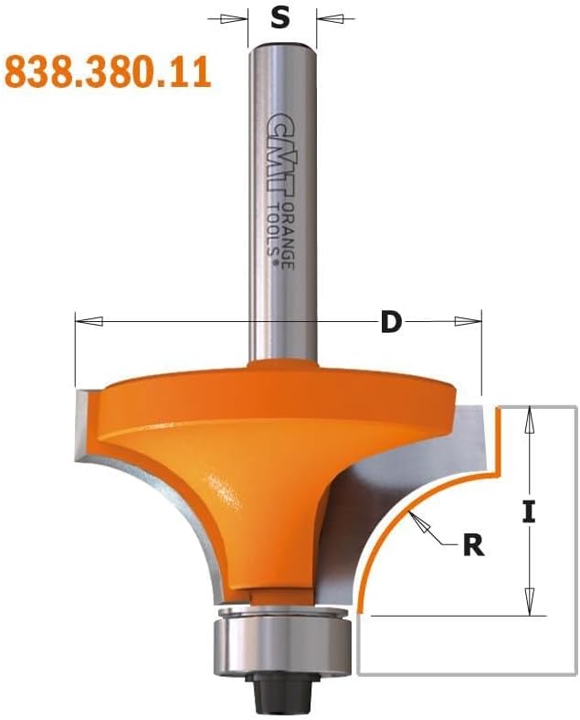 CMT Orange Tools 938.167.11 – Erdbeere R. Concavo mit rodam. HM S 8 I 12.7 R 2 D 16.7