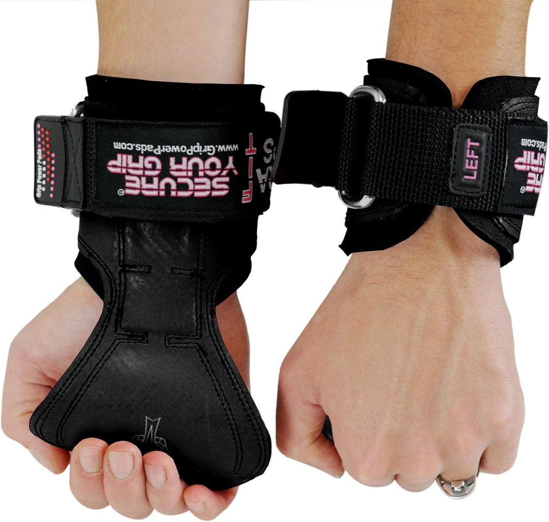 Cobra Grips Fit Gewichtheber-Handschuhe, robuste Gurte, Alternative zu Powerlifting-Haken für Kreuzh