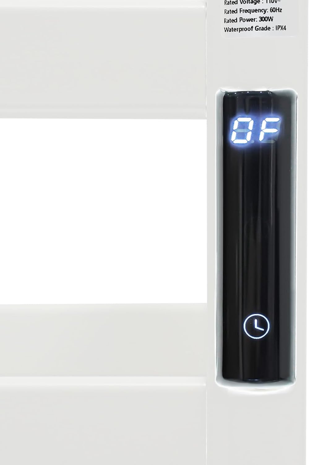 Badheizkörper Elektrisch Handtuchheizkörper mit Timer Handtuchheizung 45-65°C 180W Handtuchwärmer LE