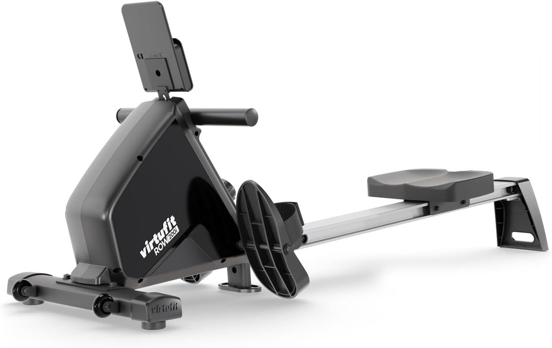 VirtuFit Row450 Rudergerät – Klappbar & Leicht – Transportrollen – Platzsparend Fitnessgerät für Zuh