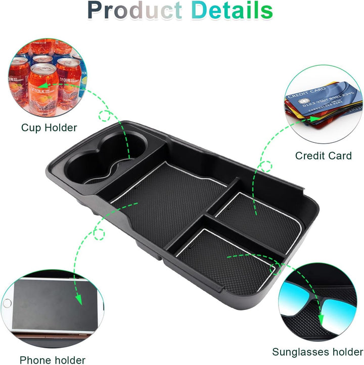 GAFAT Ki-a EV6 2021-2024 2025 Mittelkonsole Aufbewahrungsbox, EV6 2023 Organizer Tray Handschuhfach