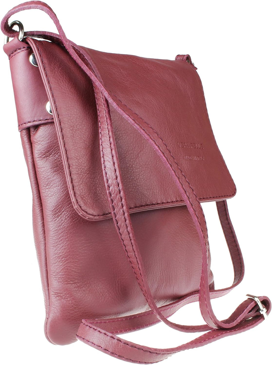Girly Handbags Damen Italienische Leder Schultertasche Kleine UmhŠngetasche Messenger Weiches Leder