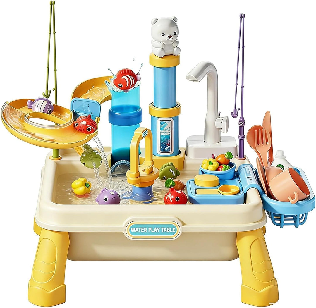Generisch Wasser-Spieltisch, Sensorischer Tisch mit Wasserpumpe, Spieltisch mit Wasser, für und Mädc