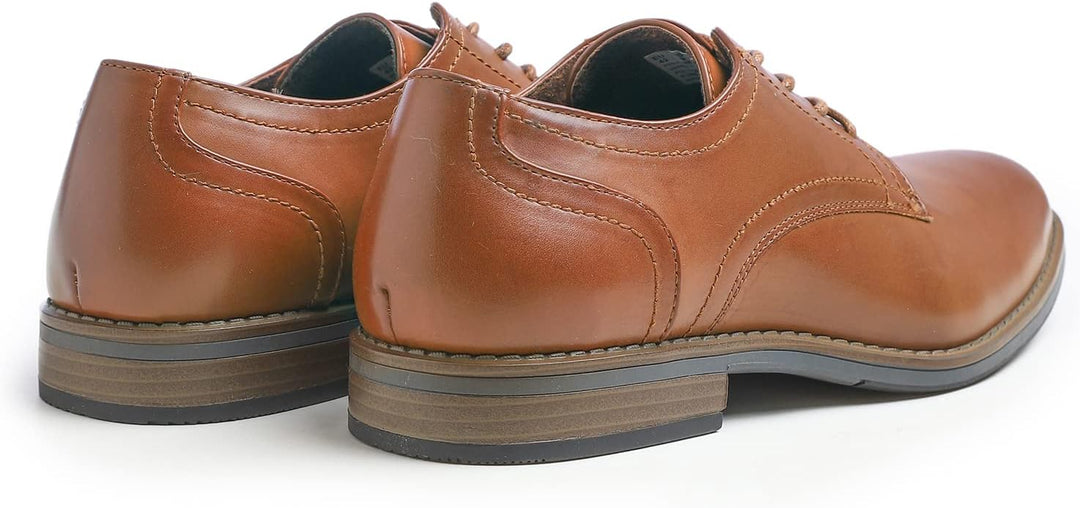 Feversole Men's Classic Dress Marc Herren Anzugschuhe Derby Schnürschuhe Business Schuhe Formale Mod