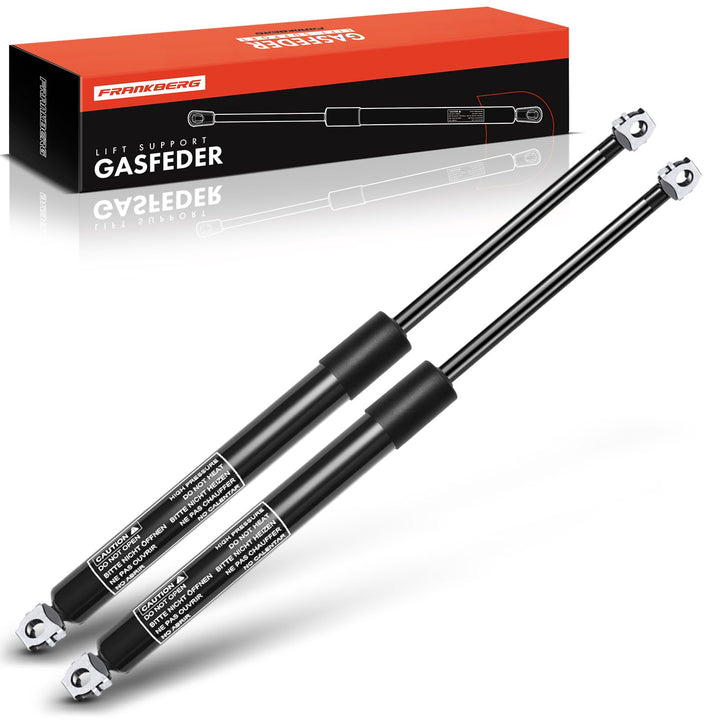 Frankberg 2x Universal Gasfeder Gasdruckdämpfer Gasdruckfeder Dämpfer 350N 361MM 144MM Schwarz