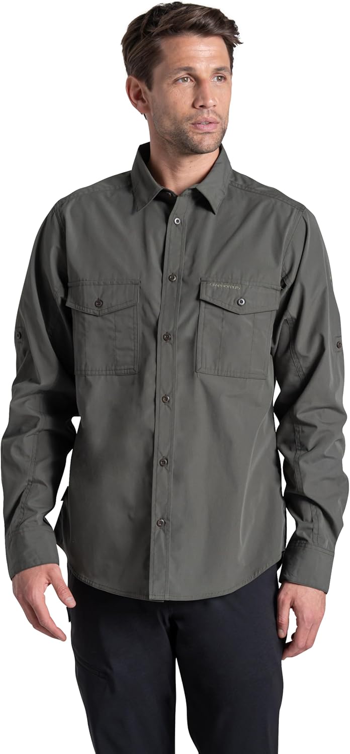 Craghoppers Herren Kiwi Ii Ls Shirts 3XL Cedar, 3XL Cedar