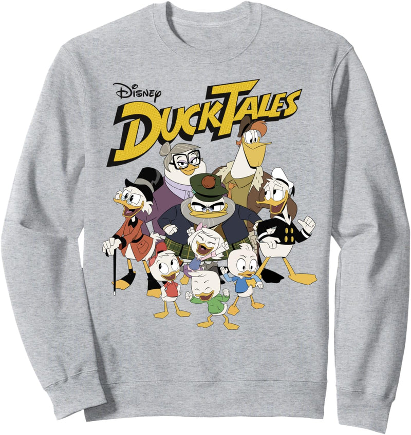 Disney DuckTales Modern Group Shot Logo Sweatshirt