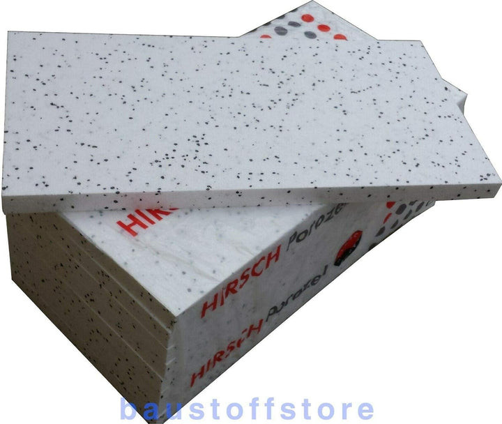 HIRSCH Porozell Wärme-Dämmplatte EPS 035 DEO dm 100, Stärke 10 mm, Paket a 24,00 m² (48 St.)