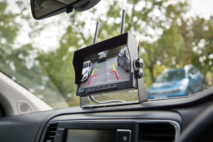 OSRAM ROADsight Kabelloses Rückfahrkamerasystem, OWRCS7, 7-Zoll-AHD-Monitor, 1080p HD, bis zu 4 Kame