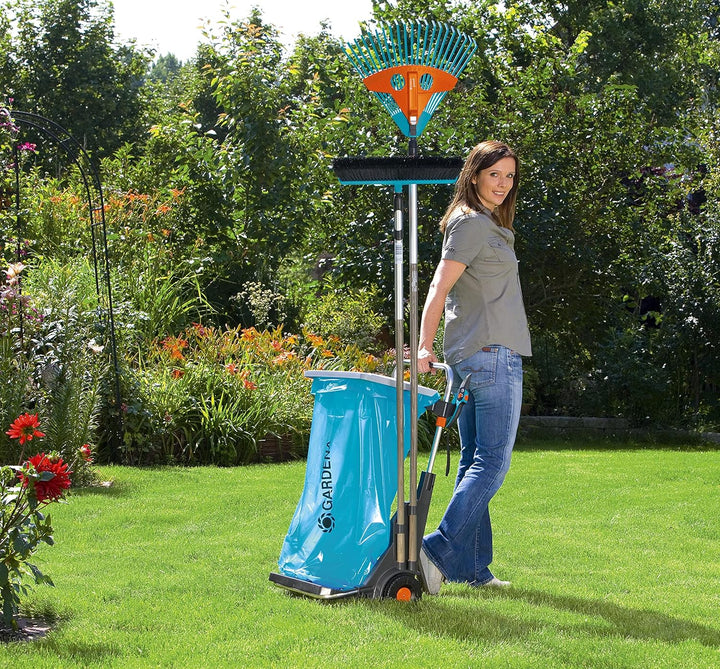 Gardena Gartenmobil: Vielseitiger Transportwagen für den Garten, mit integrierter Sackkarre, rasensc