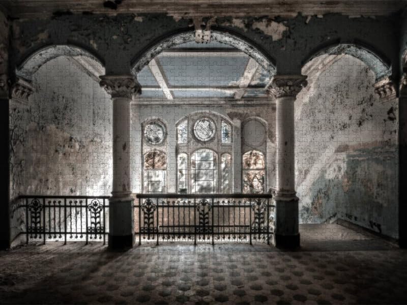CALVENDO Puzzle Beelitz - Eingangshalle der Heilstätte in Deutschland 2000 Teile Lege-Grösse 90 x 67