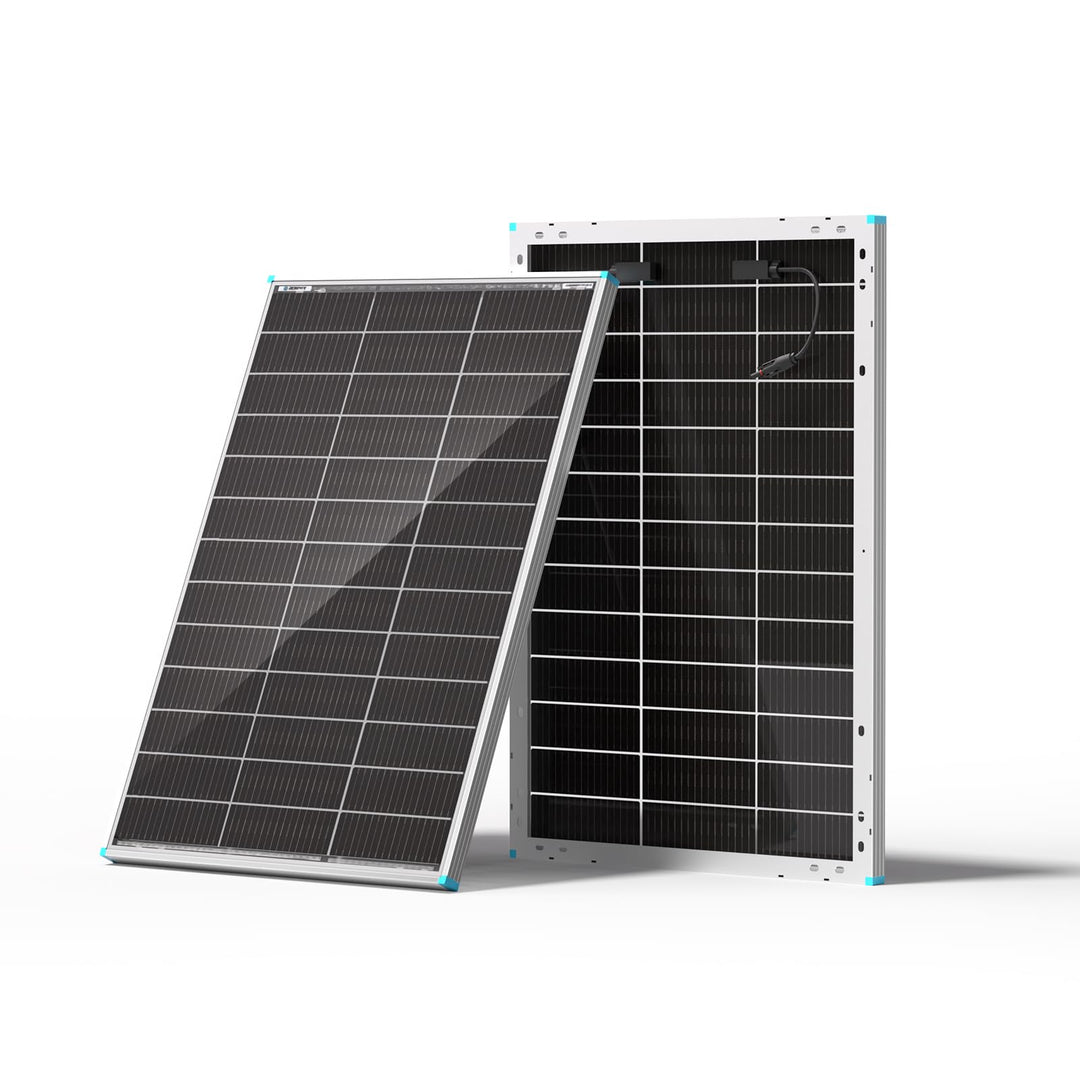 RENOGY 100W N-Typ Bifaziales Monokristalline Solarmodul, 16BB IP68 Solarpanel mit 25% Hocheffiziente
