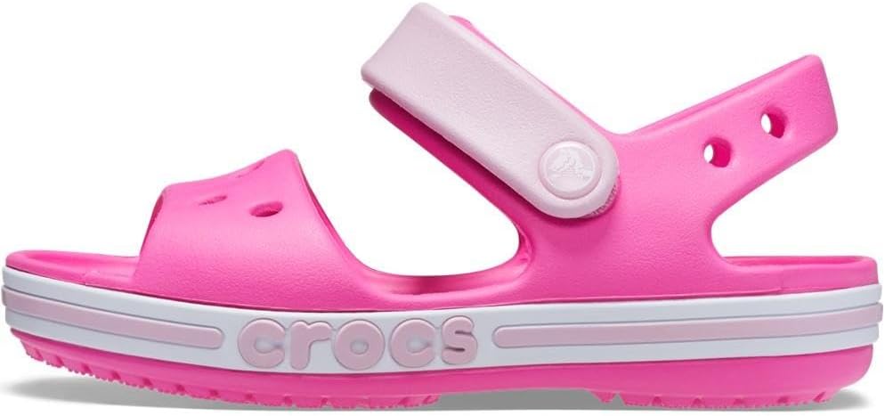 Crocs Bayaband Unisex Children's Sandal K Leisure Flip Flops Sportswear 19/20 EU Electric Pink, 19/2